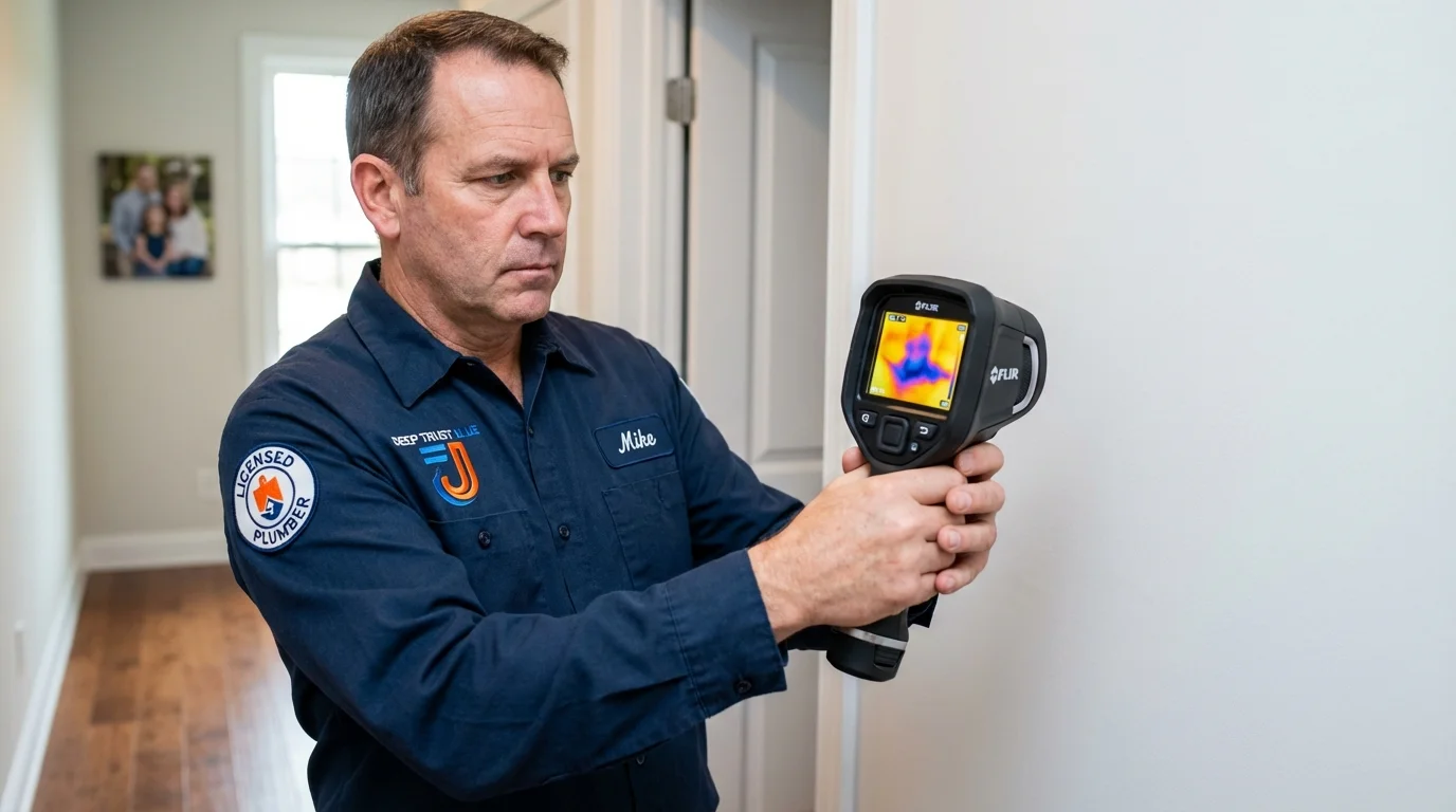 Thermal imaging leak detection by Johns Plumbing LLC in Waseca